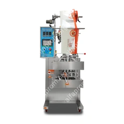 Автоматическая фасовочно-упаковочная машина DXDF-320RH-E (нерж., 4-х шовн. пакет, 15-100 мл, W пленки 240 мм, насечка, зубч. нож)