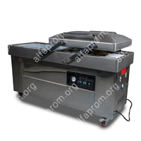 Напольная двухкамерная вакуум-упаковочная машина DZQ-700/2SB (нерж., газ)