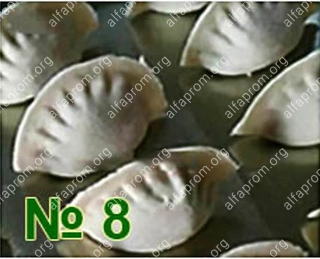 Формующий узел пельменного аппарата Roal Meat QT-150 №8 (имитация лепки: полумесяц защип) Формующий узел пельменного аппарата Roal Meat QT-150 №8 (имитация лепки: полумесяц защип)