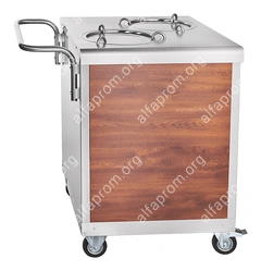 Прилавок для подогрева тарелок Abat ПТЭ-70КМ(П)-80 кашир.