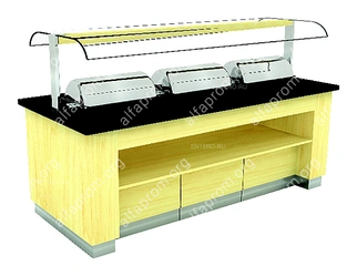 Салат-бар тепловой INOKSAN INO-OSF-DL162