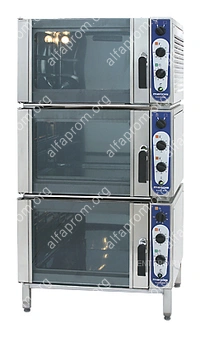 Комплект из 3 жарочных шкафов Hackman Metos Chef 220 + подставка 2908 морская версия