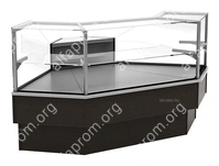 Витрина холодильная Carboma GC110 VM-5 (ВХСу-1 GC110 внешний 90) (динамика, без боковин)